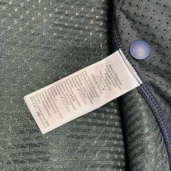 J Crew Fleece Jacket Nordic Sherpa Zip Up Sweater Hiking Outdoor XL 26x29 - Picture 9 of 12